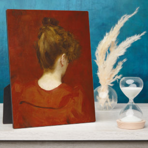 Study of Lilia, 1887 (oil on canvas) Plaque