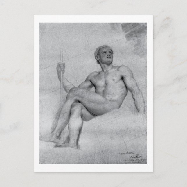 Study of Mars by Anton Mengs Postcard (Front)