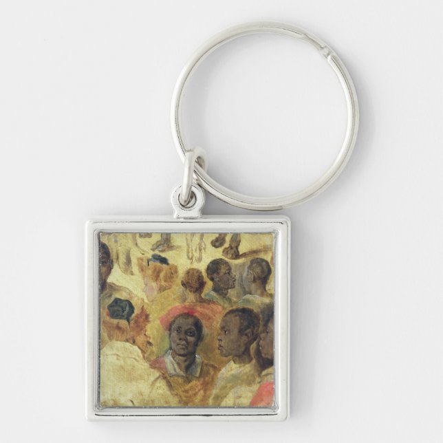 Study of Moorish Heads Key Ring (Front)