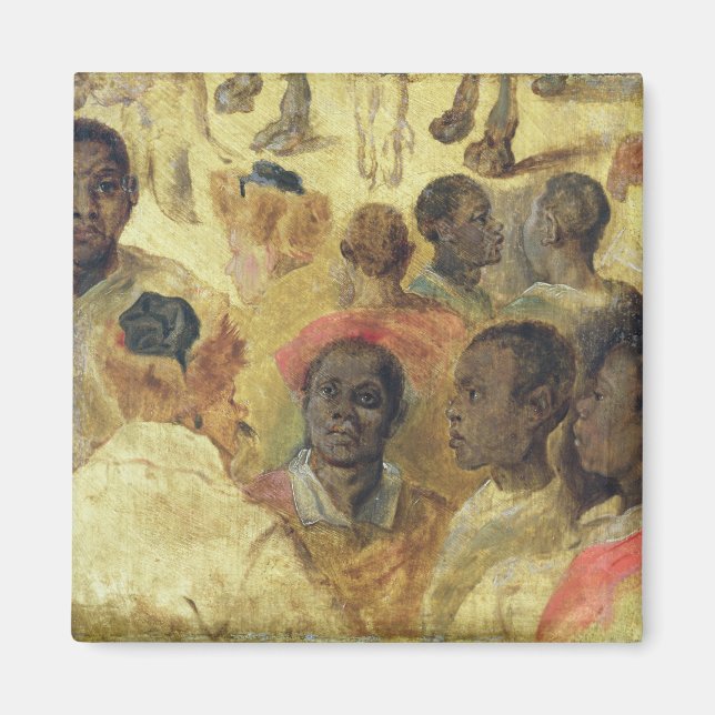 Study of Moorish Heads Magnet (Front)