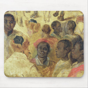 Study of Moorish Heads Mouse Mat