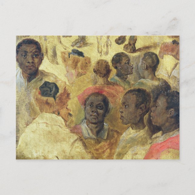 Study of Moorish Heads Postcard (Front)