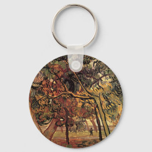 Study of Pine Trees by Vincent van Gogh Key Ring