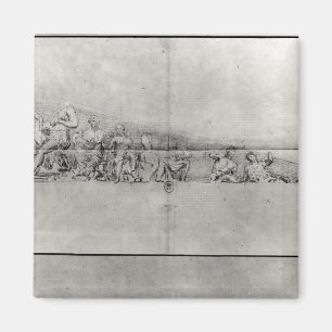 Study of the frieze from a pediment magnet