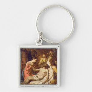 Study of the Lamentation on the Dead Christ (oil o Key Ring