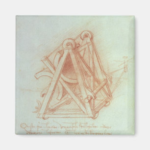Study of the Wooden Framework with Casting Magnet
