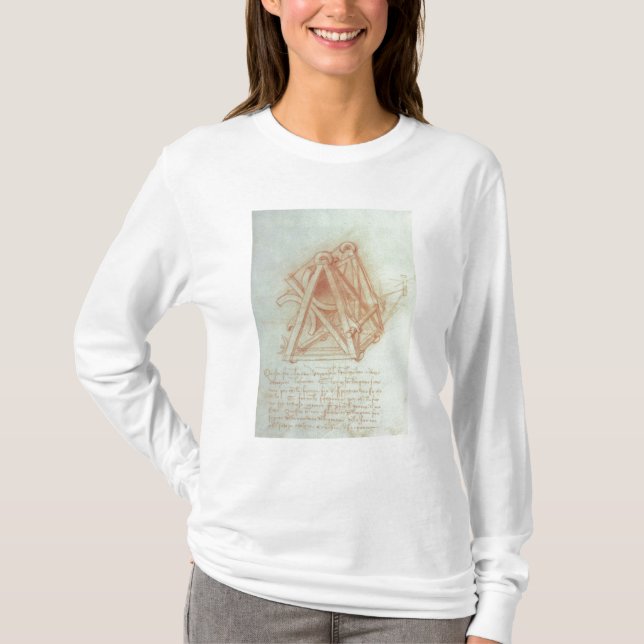 Study of the Wooden Framework with Casting T-Shirt (Front)