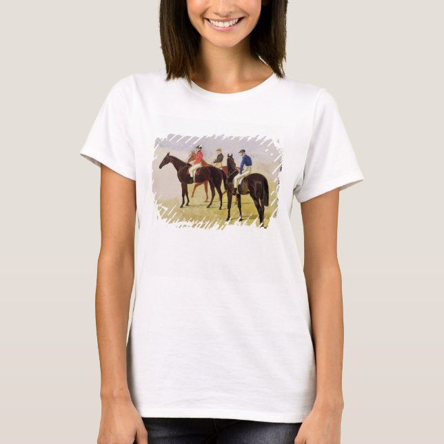 Study of Three Steeplechase Cracks: Allen McDonoug T-Shirt (Front)