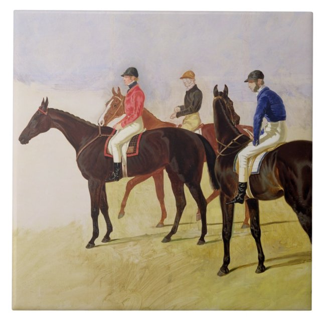 Study of Three Steeplechase Cracks: Allen McDonoug Tile (Front)