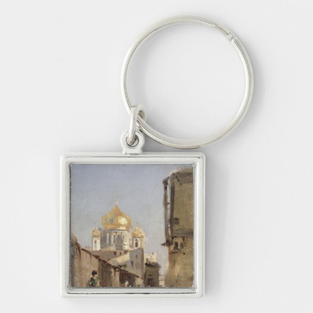 Study of Tobolsk, 1842 Key Ring (Front)
