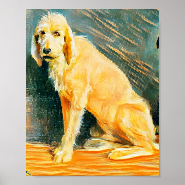 Study of two dogs   poster (Front)