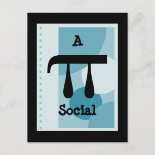 Study Party or Benefit Pi Pie Social Invitations