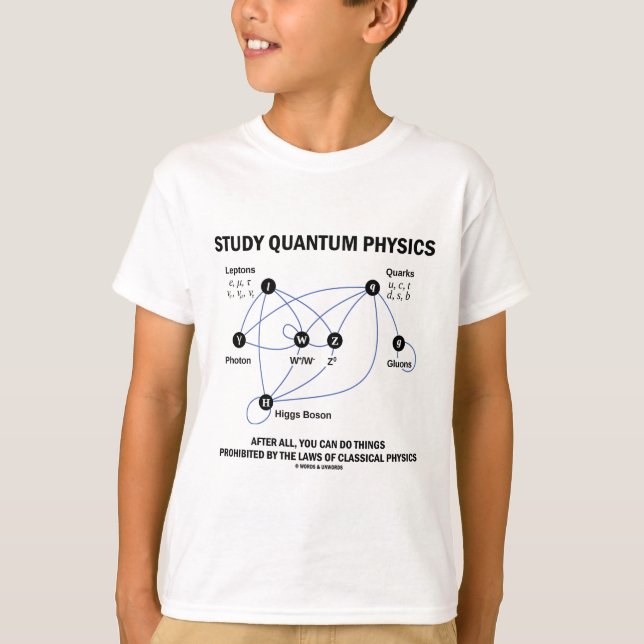 Study Quantum Physics After All You Can Do Things T-Shirt (Front)