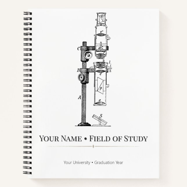 Study & Teaching - Personalized Design Notebook (Front)