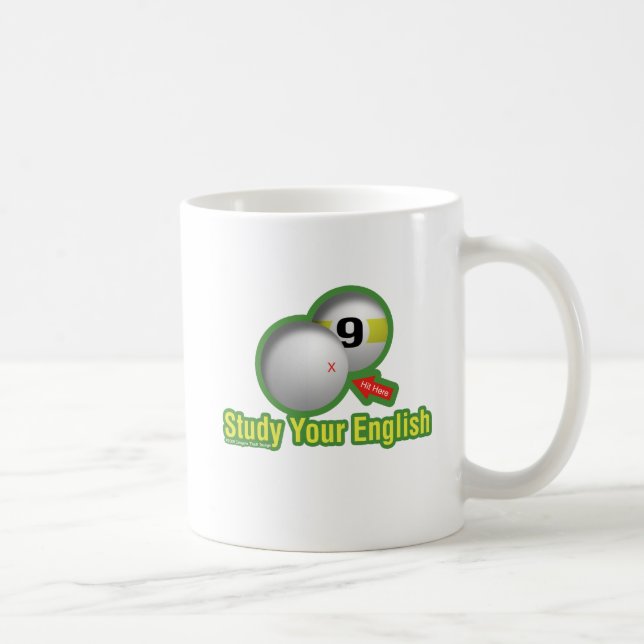 Study Your English Coffee Mug (Right)