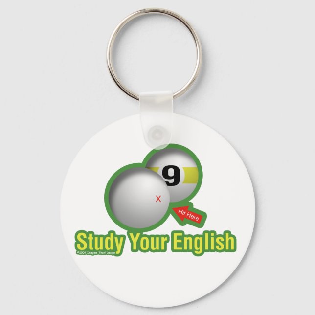 Study Your English Key Ring (Front)