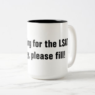 Studying for the LSAT Mug