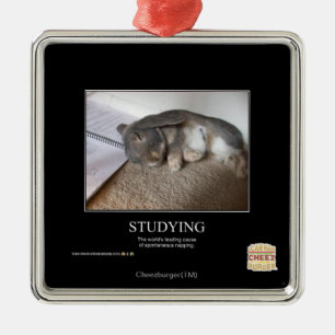 Studying Metal Tree Decoration