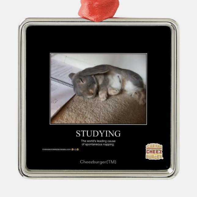 Studying Metal Tree Decoration (Front)