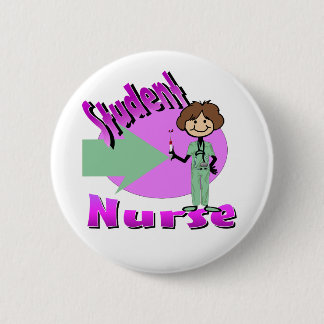 Stuedent Nurse 6 Cm Round Badge