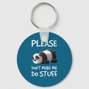 Stuff Lazy Panda Please Don' Key Ring