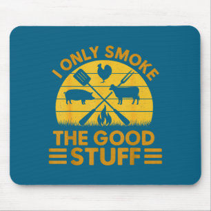 Stuff Smoke Good Bbq Barbeque Grilling Mouse Mat