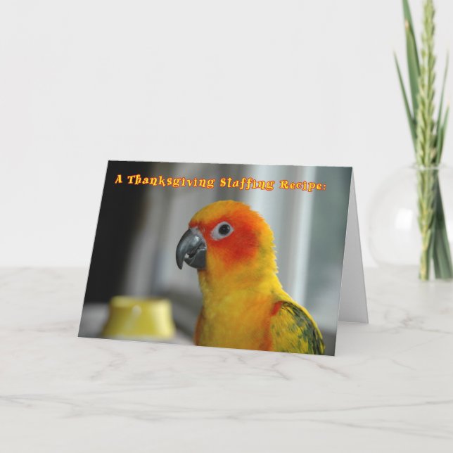 Stuff Yourself Holiday Card (Front)