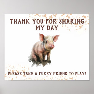 Stuffed Animal Farm Favour Poster