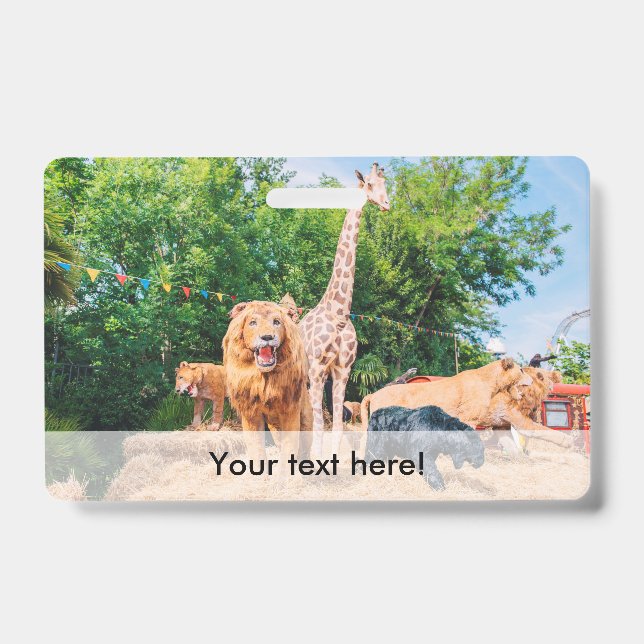 Stuffed animals ID badge (Front)