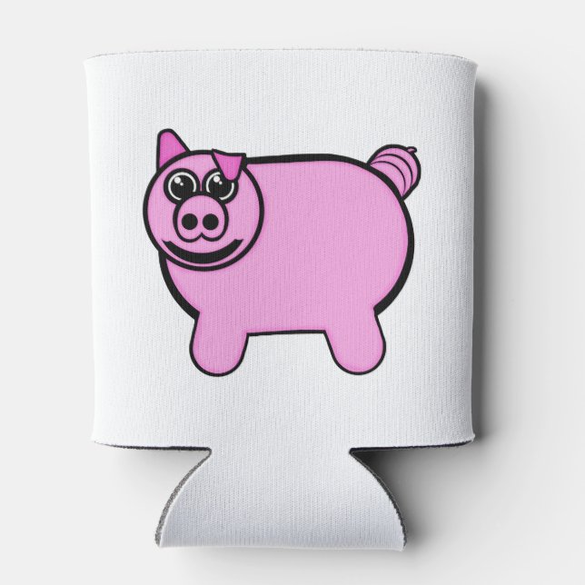 Stuffed Pig Can Cooler (Back)
