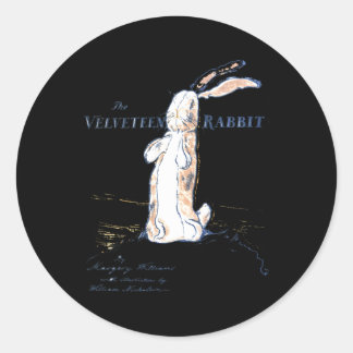 Stuffed Rabbit The Velven Rabbit Margery Williams Classic Round Sticker