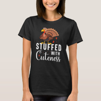 Stuffed With Cuteness Cute Thanksgiving Turkey Boy T-Shirt