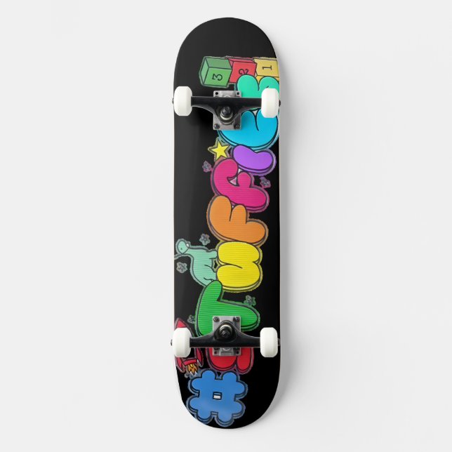 sTuFfiEs Skateboard (Front)