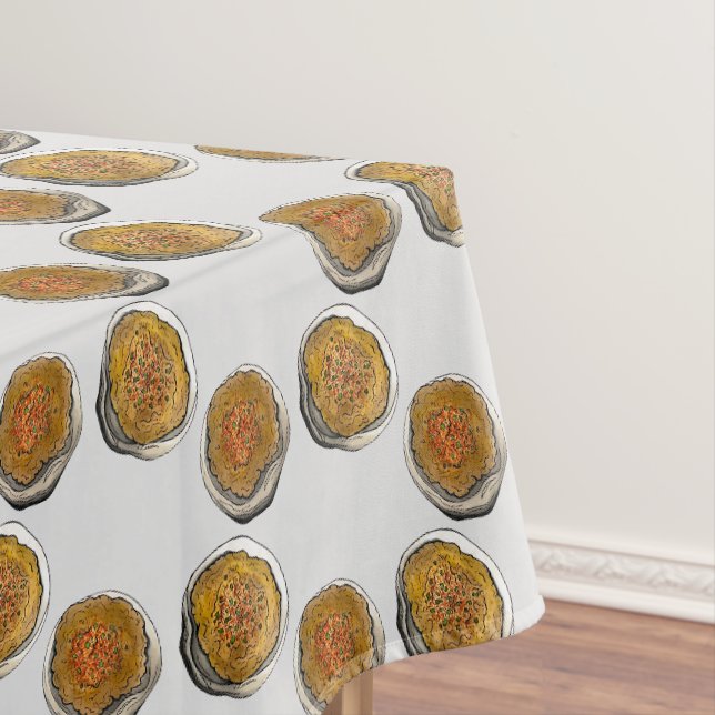 Stuffies Stuffed Clams Providence Rhode Island RI Tablecloth (In Situ)