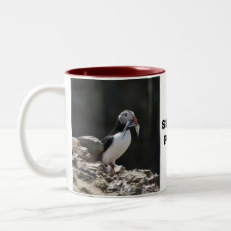 Stuffin' puffin mug