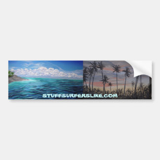 STUFFSURFERSLIKE.COM'S ISLAND FEVER BUMPER STICKER