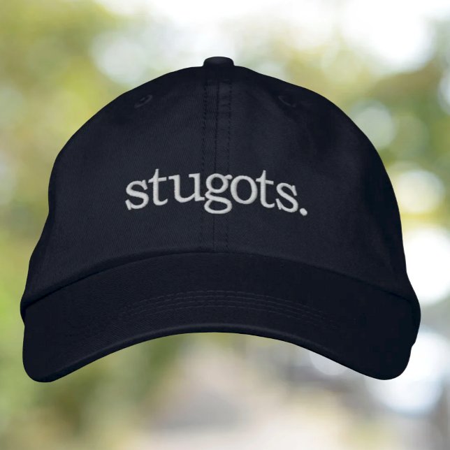 Stugots Funny Italian Sicilian Humour Joke  Embroidered Hat (Creator Uploaded)