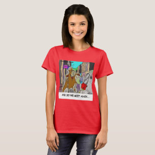 Stumped: Chainsaw Vs Tree funny comic T-Shirt