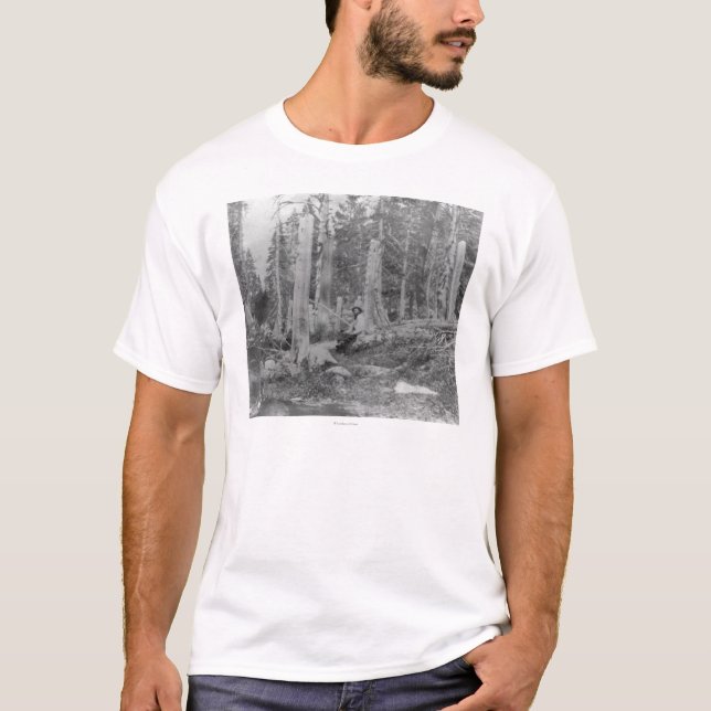 Stumps of Trees Cut down by Donner Party T-Shirt (Front)