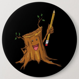 Stumpy Button (Colossal) Black