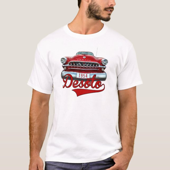 Stunning 1954 Desoto Sedan Custon Car Design T-Shirt (Front)