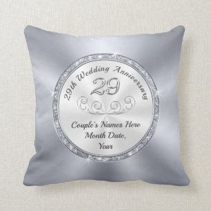 Stunning 29th Anniversary Gift Ideas for Her Cushion
