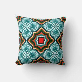 Stunning 3D Colourful Digital Accent Throw Pillow