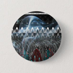 Stunning Abstract Art Print 6 Cm Round Badge