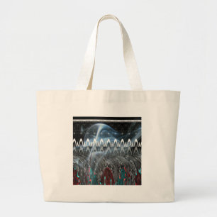 Stunning Abstract Art Print Large Tote Bag