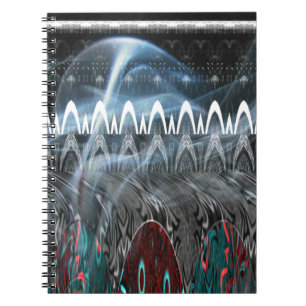 Stunning Abstract Art Print Notebook
