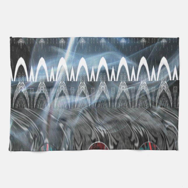 Stunning Abstract Art Print Tea Towel (Horizontal)