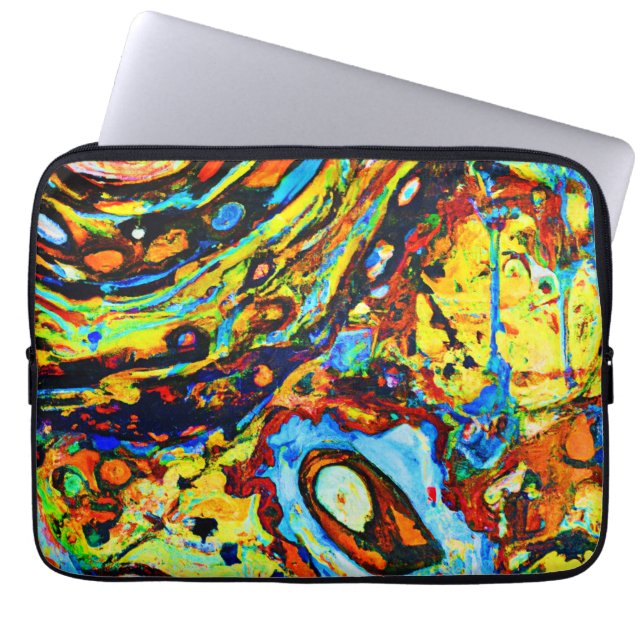 Stunning Abstract Pattern Laptop Sleeve (Front)