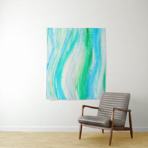 Stunning Alcohol Ink Painting Tapestry