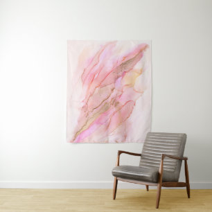 Stunning Alcohol Ink Painting  Tapestry